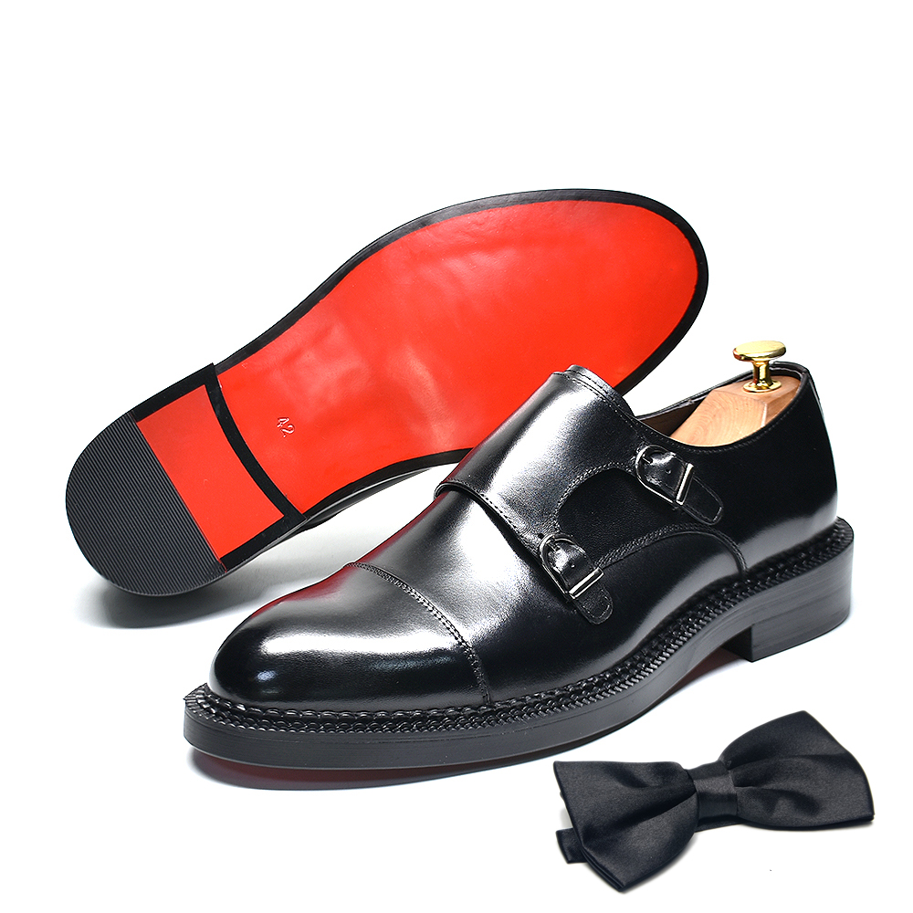Monk Strap Shoe - Luxury Genuine Leather Men's Wedding Dress