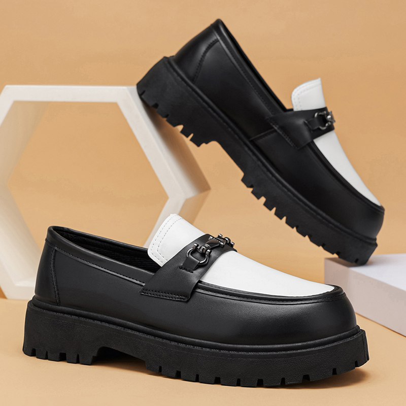 British Style Men's Leather Sh - Men Shoes Size 46 のレビューと価格