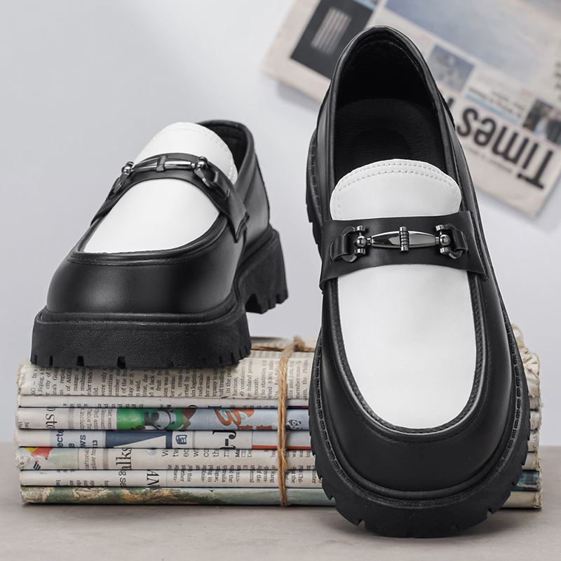 British Style Men's Leather Sh - Men Shoes Size 46 のレビューと価格