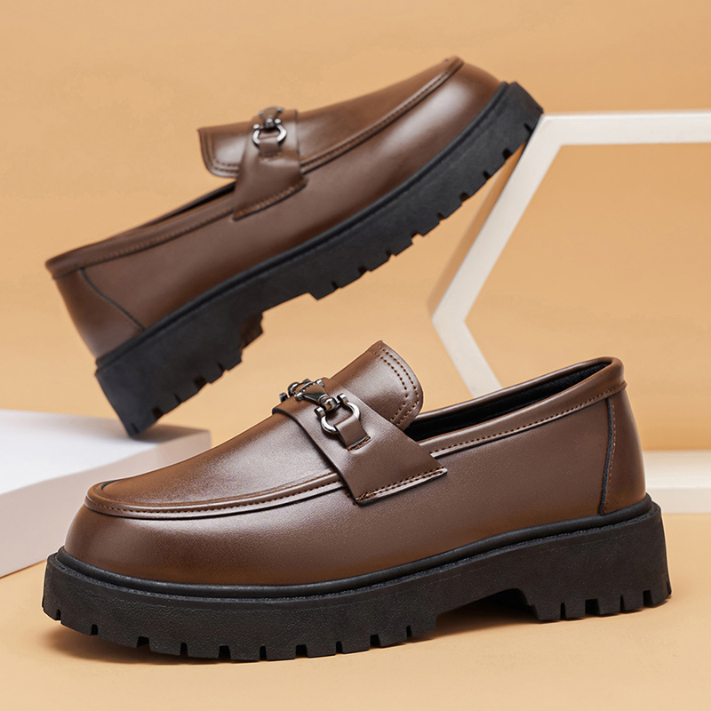 British Style Men's Leather Sh - Men Shoes Size 46 のレビューと価格