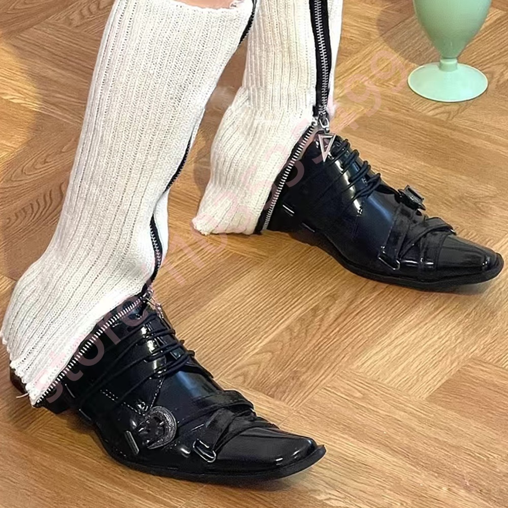 Black Pointed Toe Women's Thic - Men'S Shoes For Summer のレビューと価格