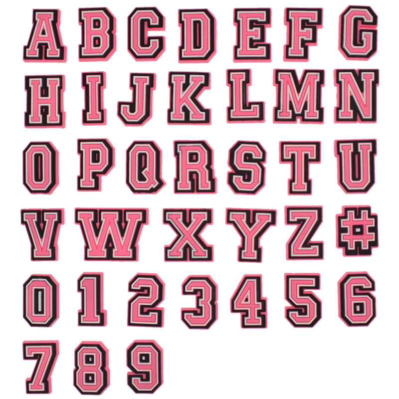 Pink Letter Shoe Charms for Cr - Men'S Shoes Crocs のレビューと価格