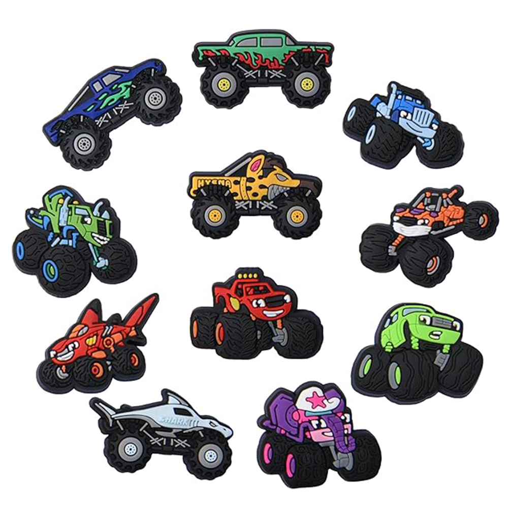 11Pcs Cars Cartoon Shoe Charms - Men'S Shoes Crocs のレビューと価格