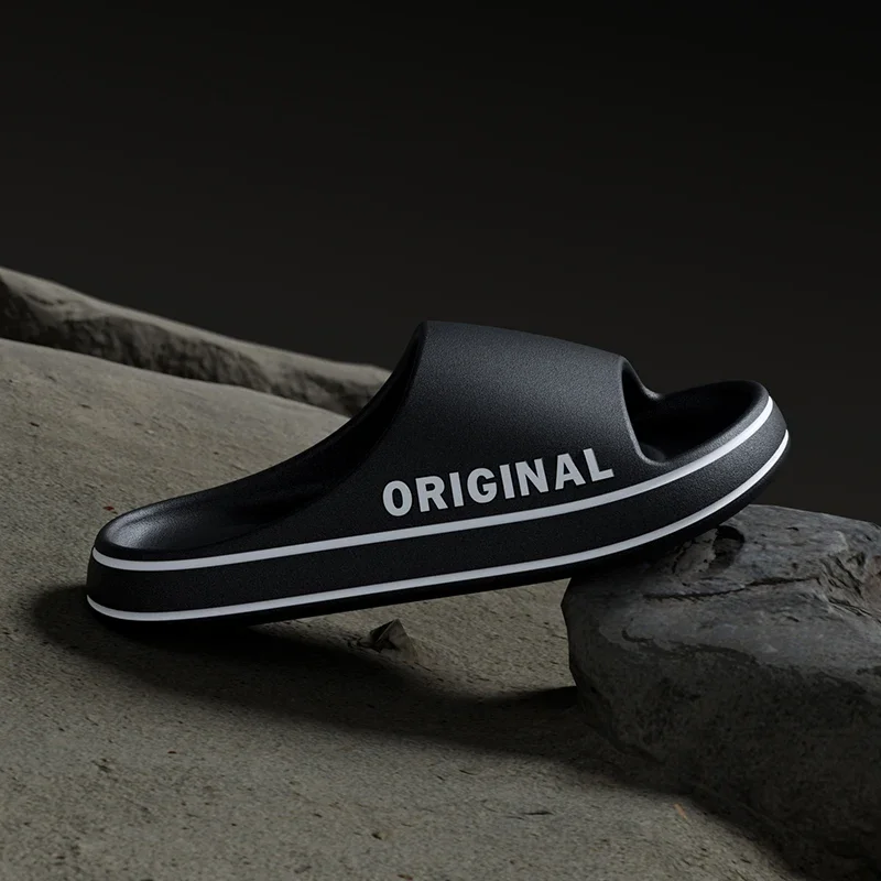 Summer Couple Slides Solid Col - Men'S Shoes For Summer のレビューと価格