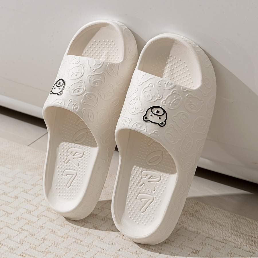 Printting Cute Bear Women Slip - Men'S Shoes For Summer のレビューと価格