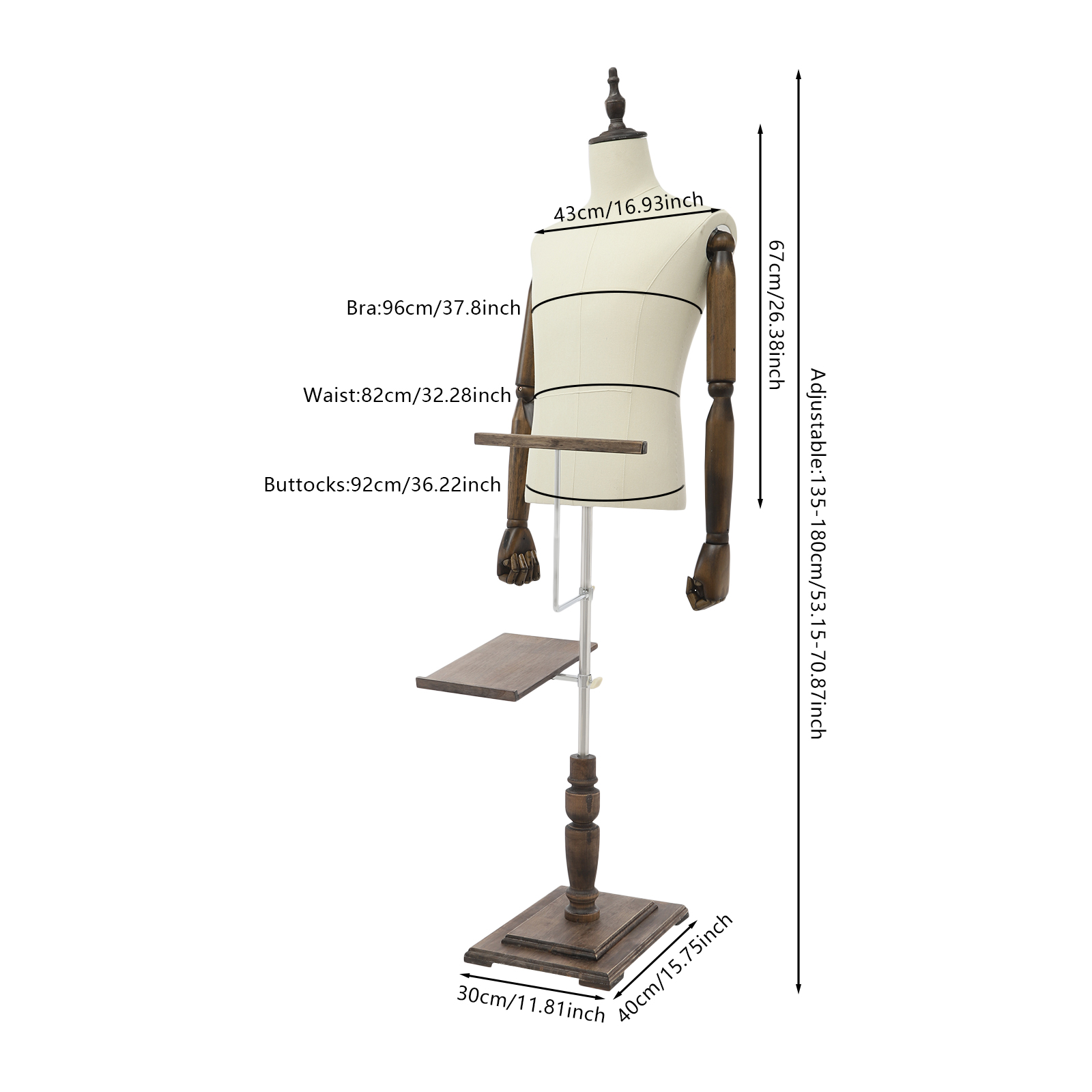 Dress Form Male Mannequin W/Pa - Men'S Shoes With Linen Pants のレビューと価格