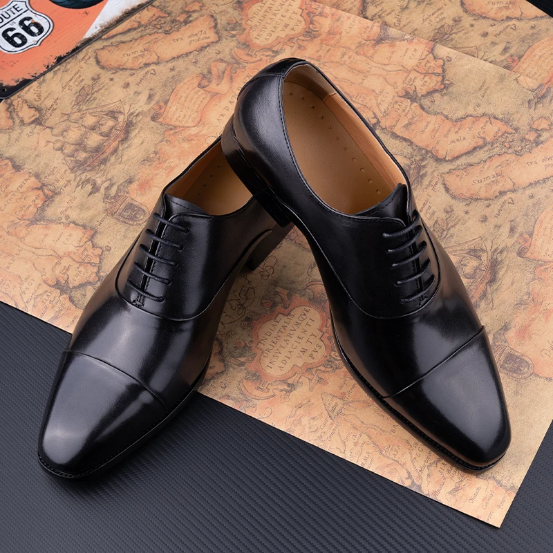 High Quality Handmade Mens Oxf - Monk Strap Shoe のレビューと価格