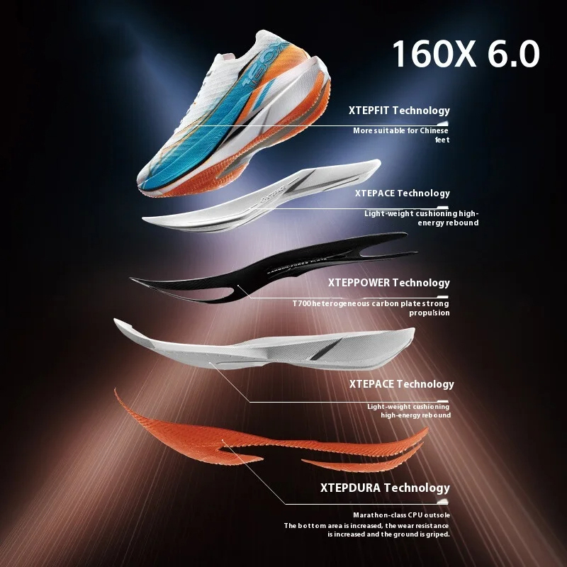 Xtep 160X 6.0 Running Shoes Pr - Men'S Xtep Shoes のレビューと価格