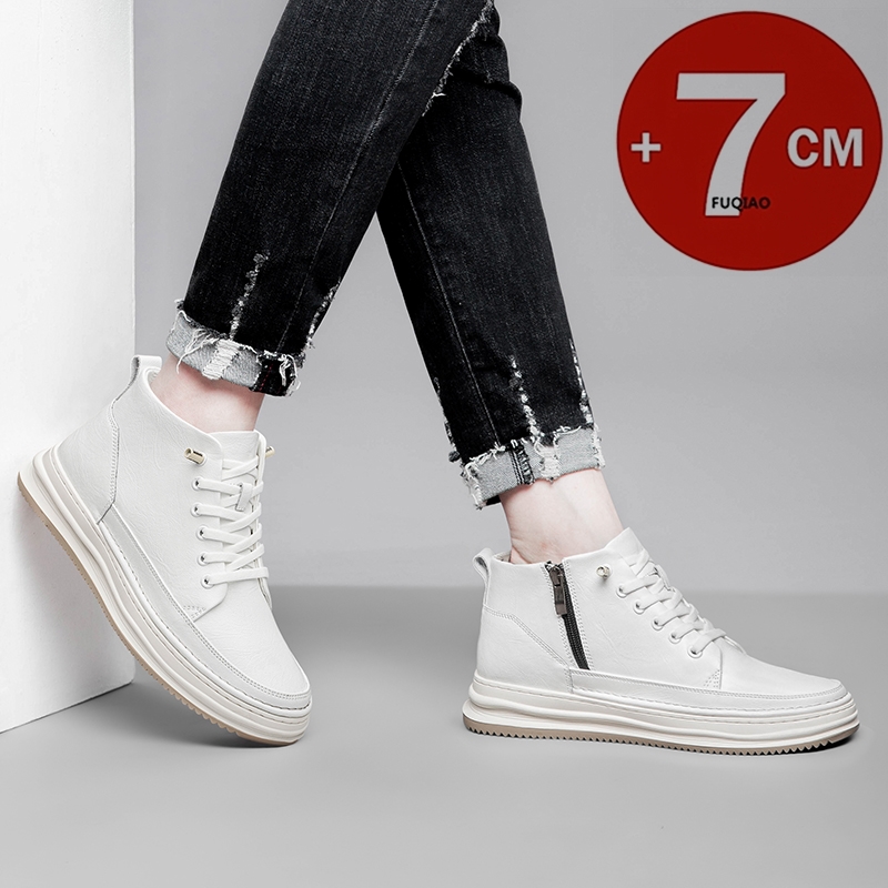 High-top Men Inner Heightening - Men'S Shoes Increase Height のレビューと価格