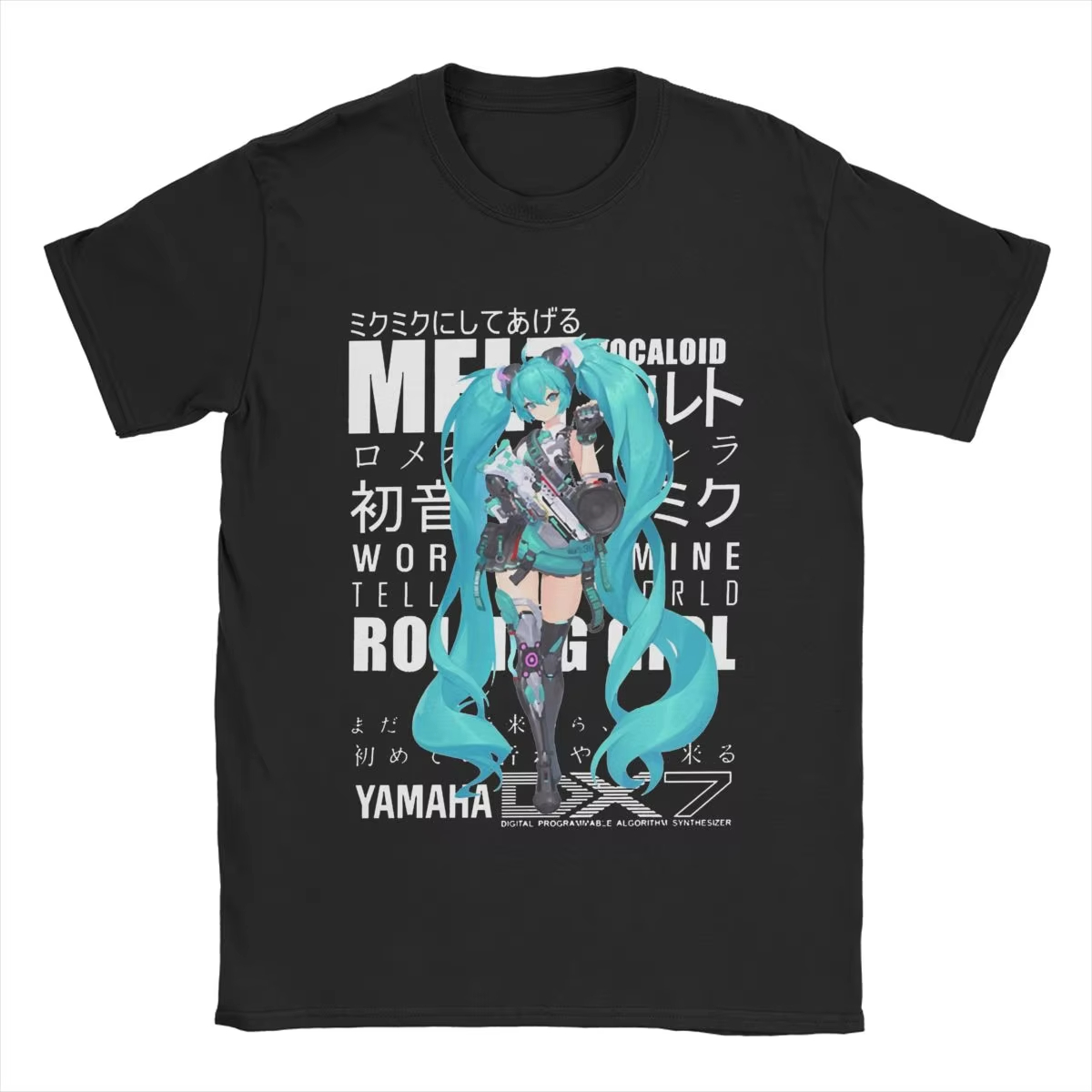 Hatsune Miku Cartoon T-shirt f - Men'S Shoes For Crews のレビューと価格
