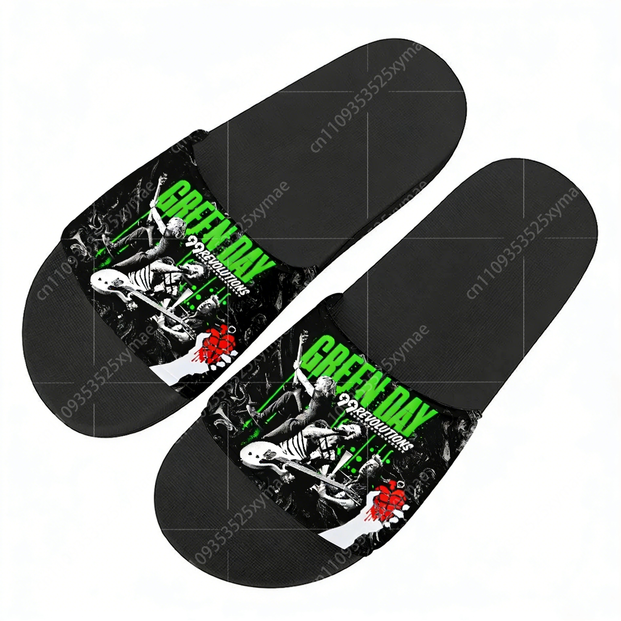 Green Day Pop Rock Band Slippe - Men'S Shoes Quality のレビューと価格