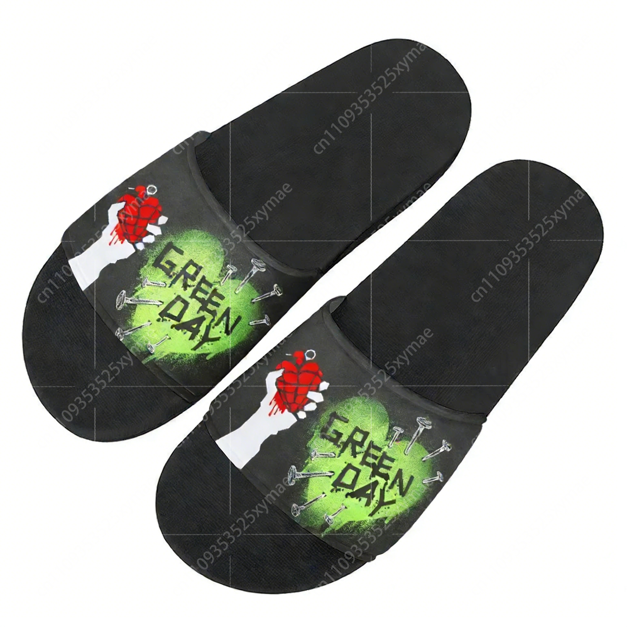 Green Day Pop Rock Band Slippe - Men'S Shoes Quality のレビューと価格