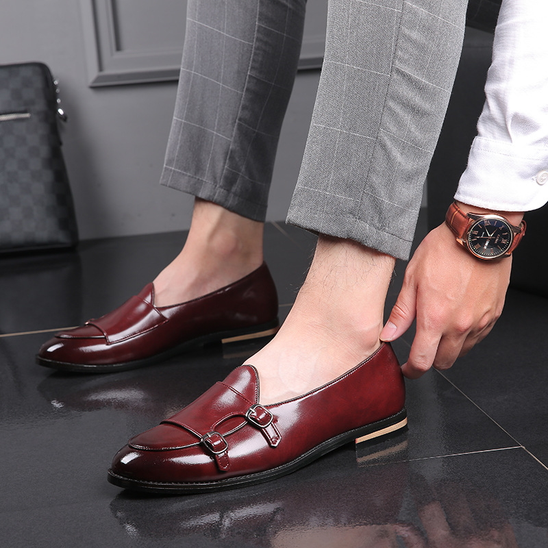 Fashion Men Loafer New Handmad - Monk Strap Shoe のレビューと価格