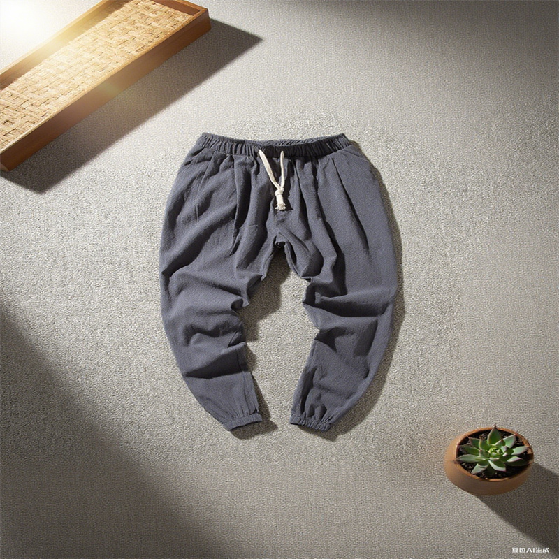 Cotton and linen harem pants m - Men'S Shoes With Linen Pants のレビューと価格