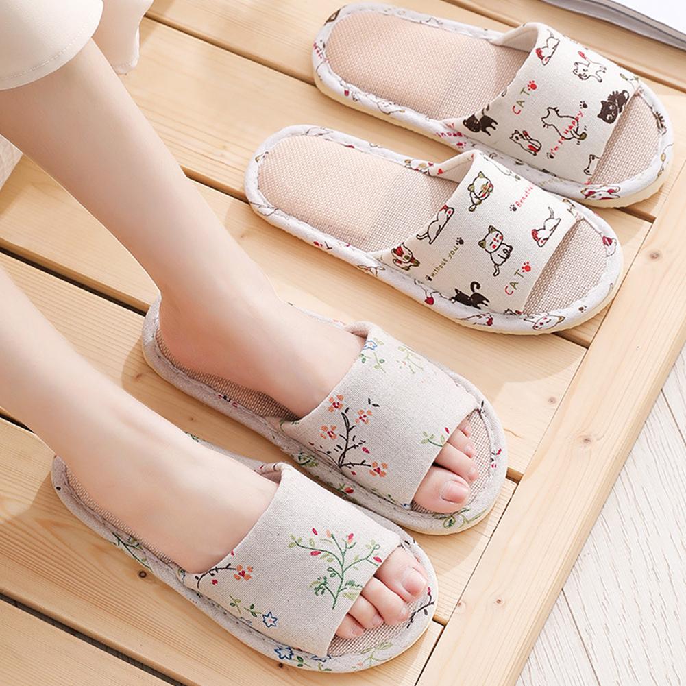 Women Flax Slippers Home Slipp - Men'S Shoes Slip On のレビューと価格