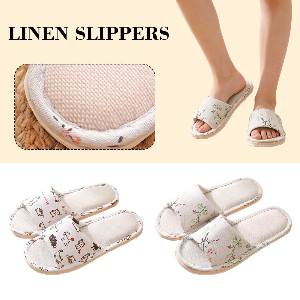 Women Flax Slippers Home Slipp - Men'S Shoes Slip On のレビューと価格