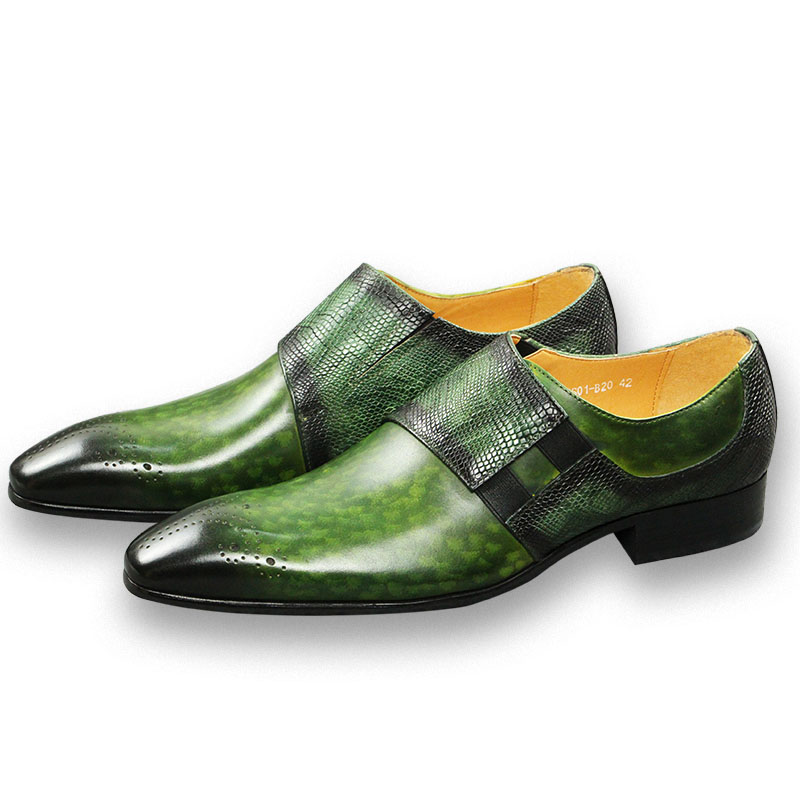 Fashion Loafers Men Shoe Class - Monk Strap Shoe のレビューと価格