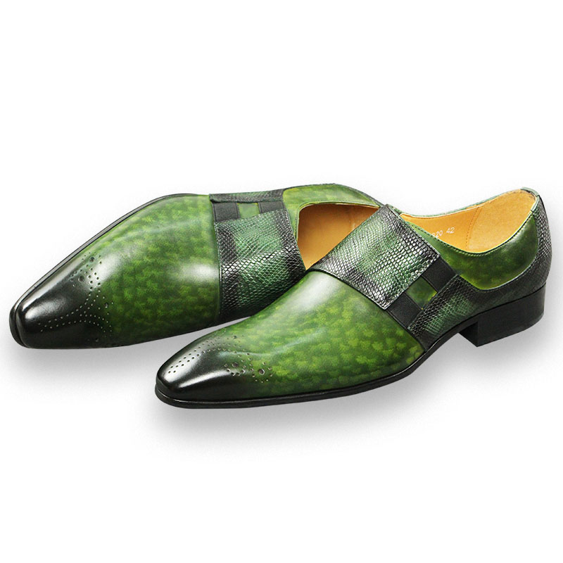 Fashion Loafers Men Shoe Class - Monk Strap Shoe のレビューと価格