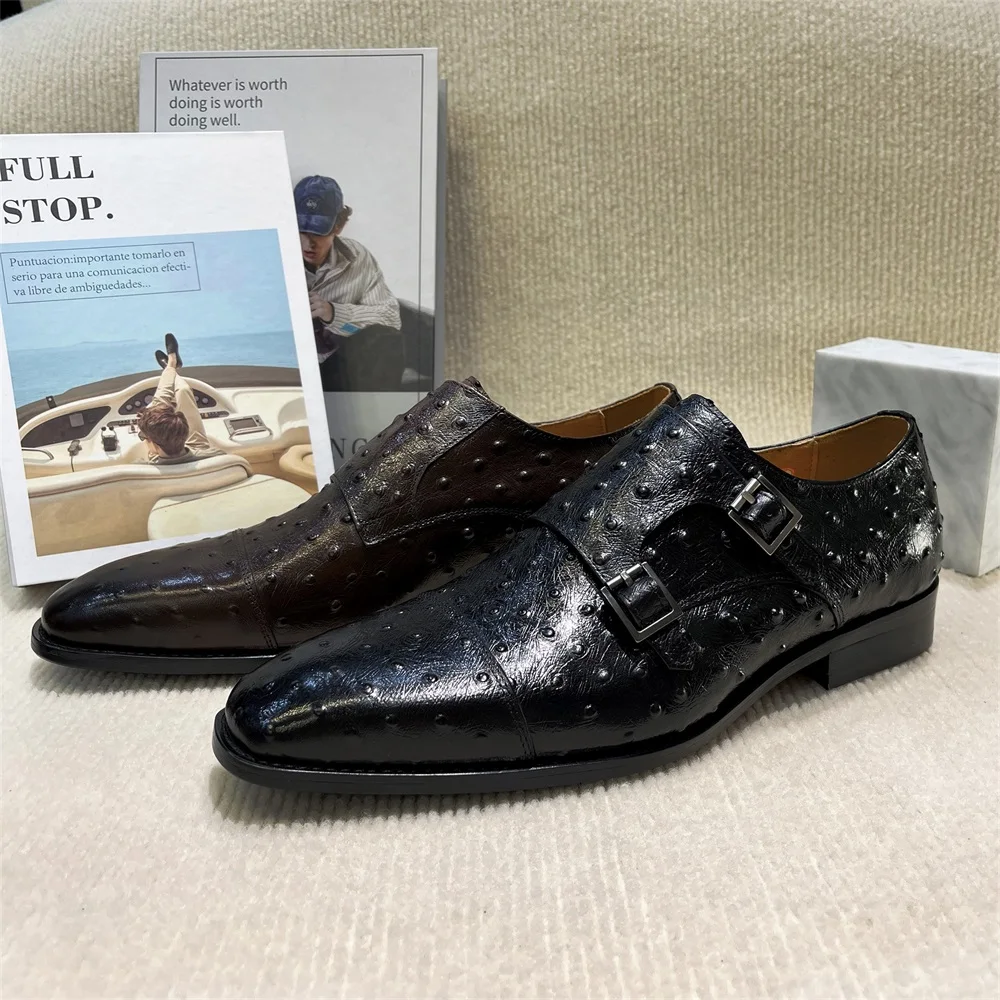 Men's Pointed Python Pattern G - Monk Strap Shoe のレビューと価格