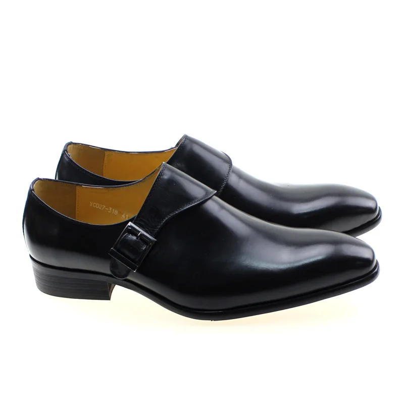 Men's Genuine Leather Monk Str - Monk Strap Shoe のレビューと価格