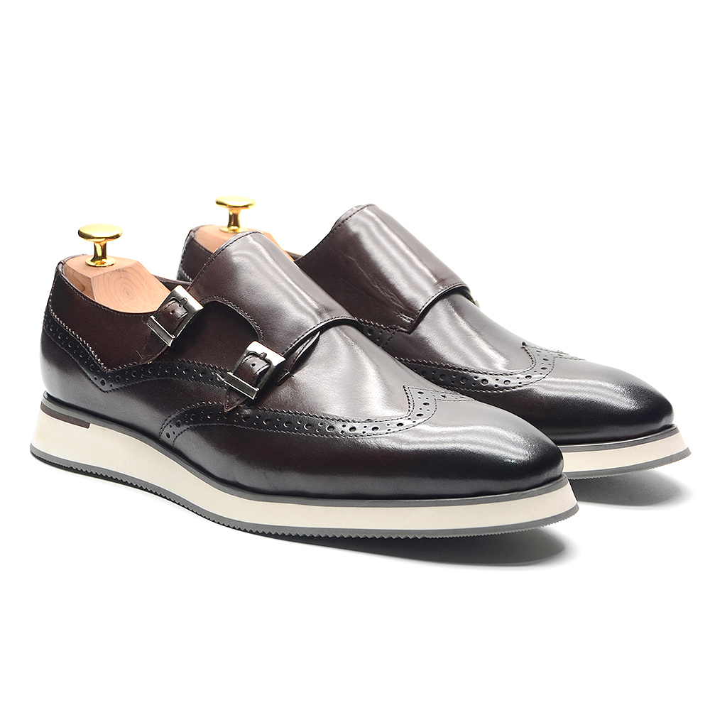 European Luxury Mens Sneakers  - Monk Strap Shoe のレビューと価格