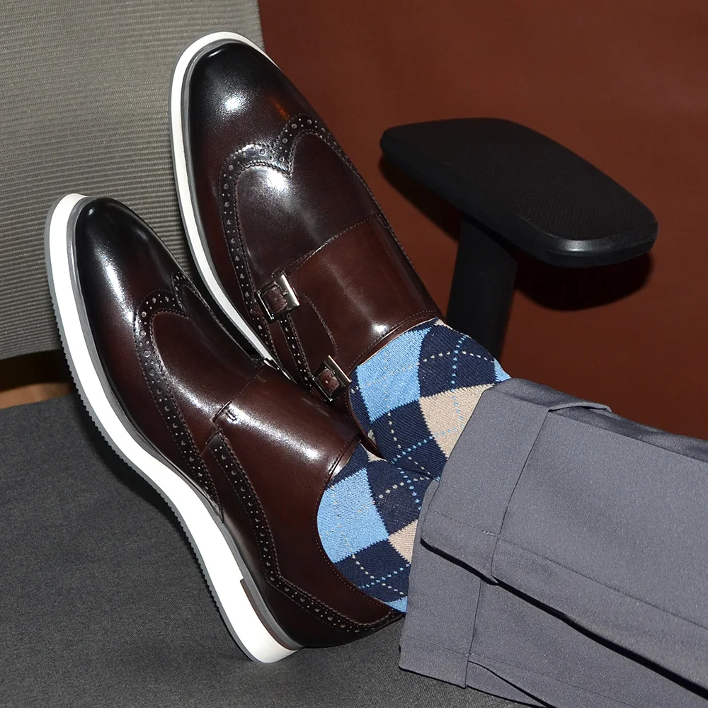 European Luxury Mens Sneakers  - Monk Strap Shoe のレビューと価格