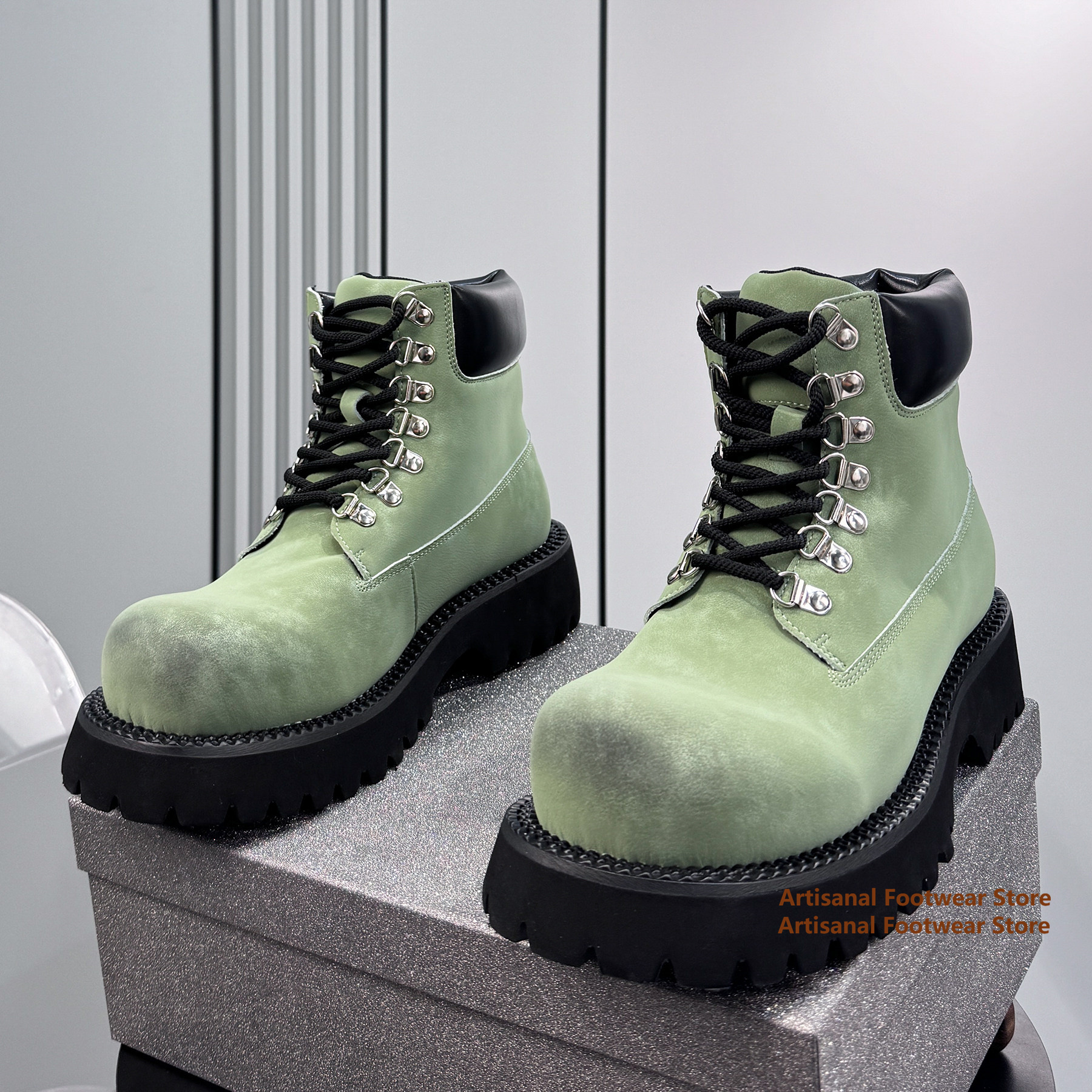 Thick-Soled High Top Men's Boo - Men'S Shoes Increase Height のレビューと価格