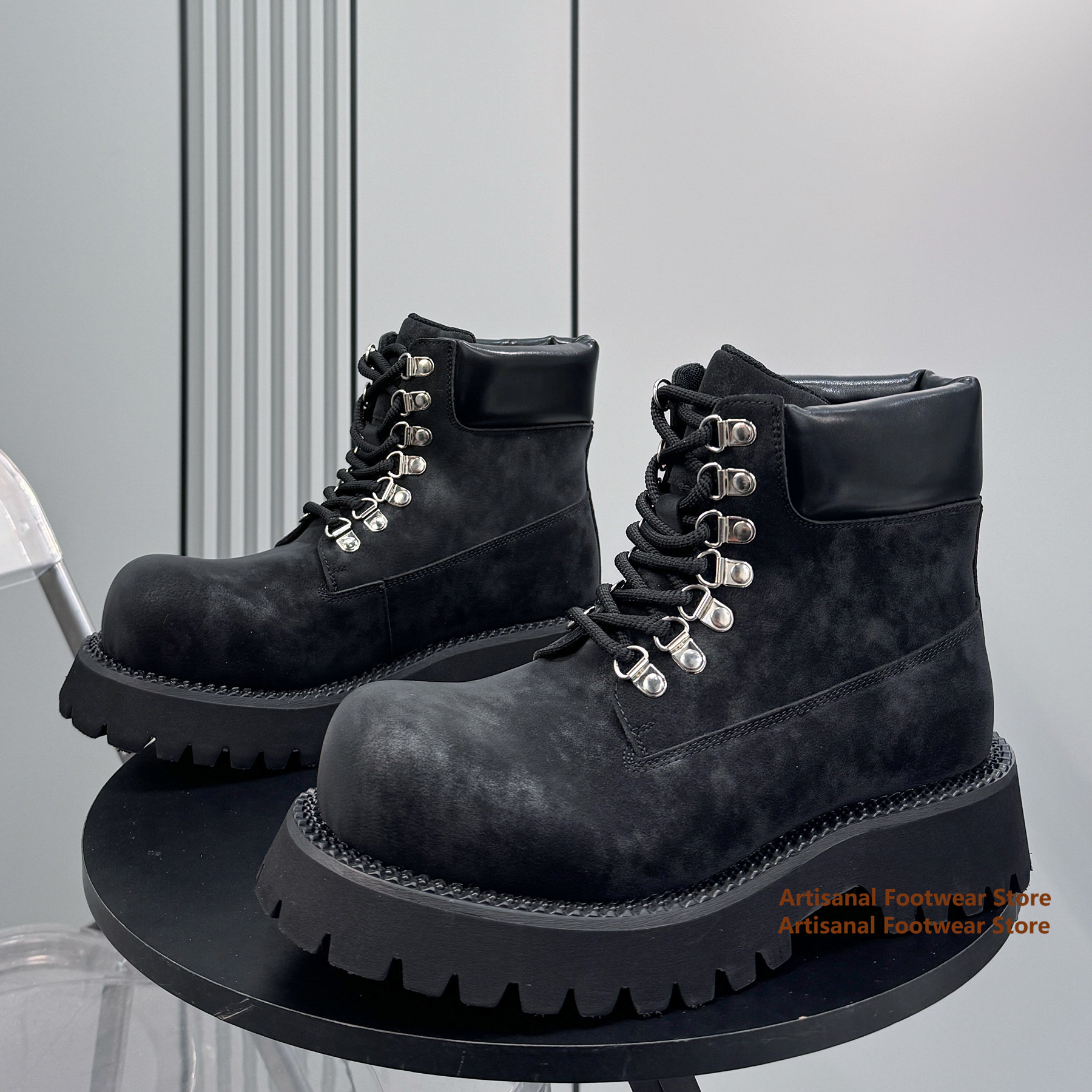 Thick-Soled High Top Men's Boo - Men'S Shoes Increase Height のレビューと価格