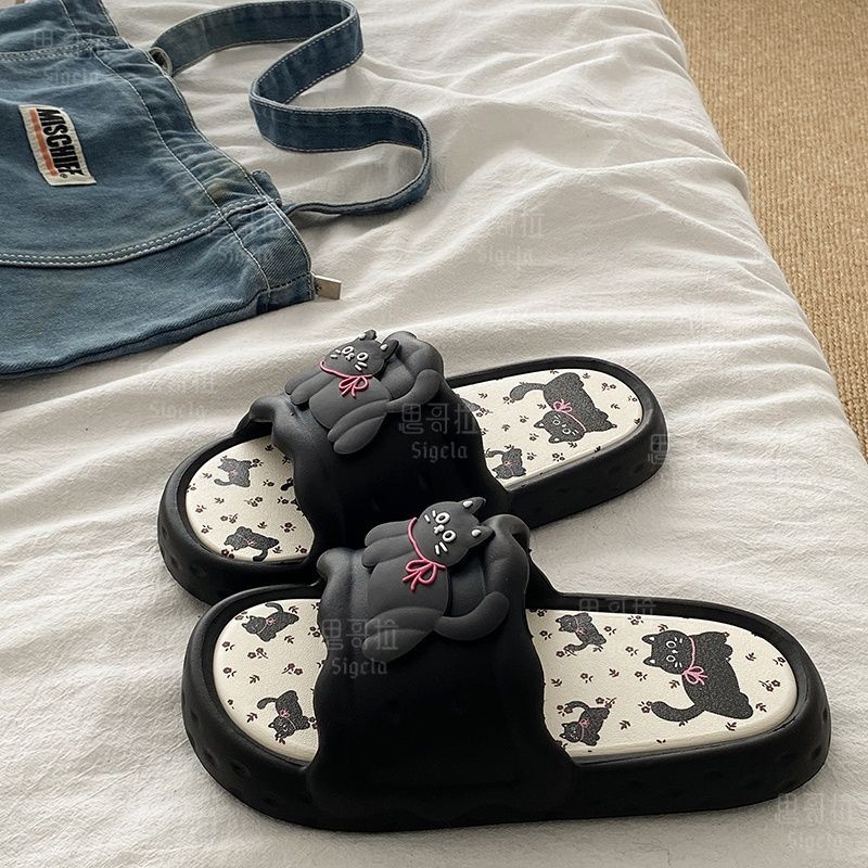 Printting Cute Bear Women Slip - Men'S Shoes For Summer のレビューと価格