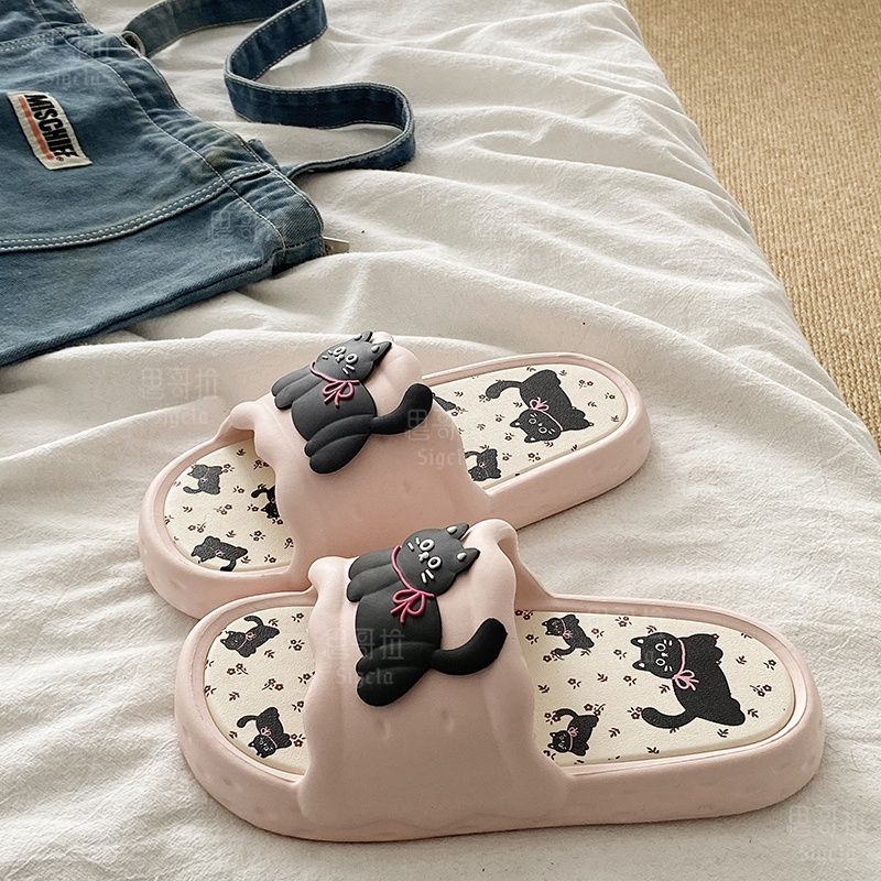 Printting Cute Bear Women Slip - Men'S Shoes For Summer のレビューと価格