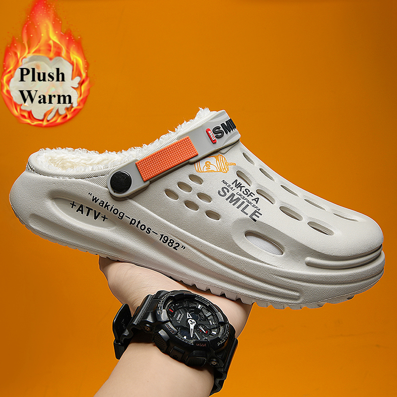 Winter Men Slippers Warm Shoes - Men'S Shoes Crocs のレビューと価格