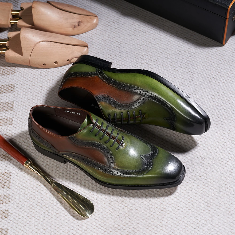 Luxury Italian Men's Oxfords G - Monk Strap Shoe のレビューと価格