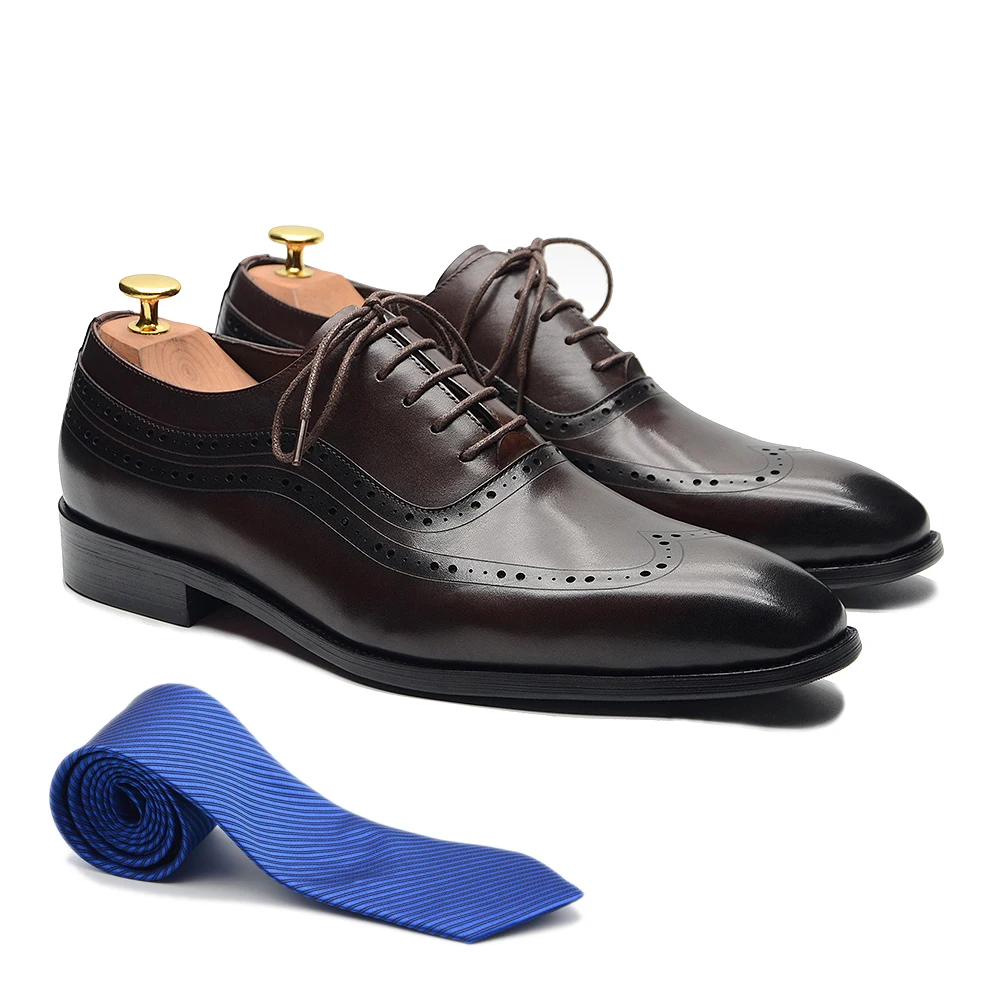 Luxury Mens Wingtip Oxford Dre - Monk Strap Shoe のレビューと価格