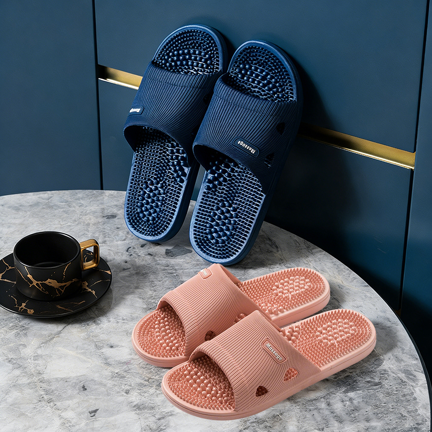 Women Massage Slippers Men Bat - Men'S Shoes For Summer のレビューと価格