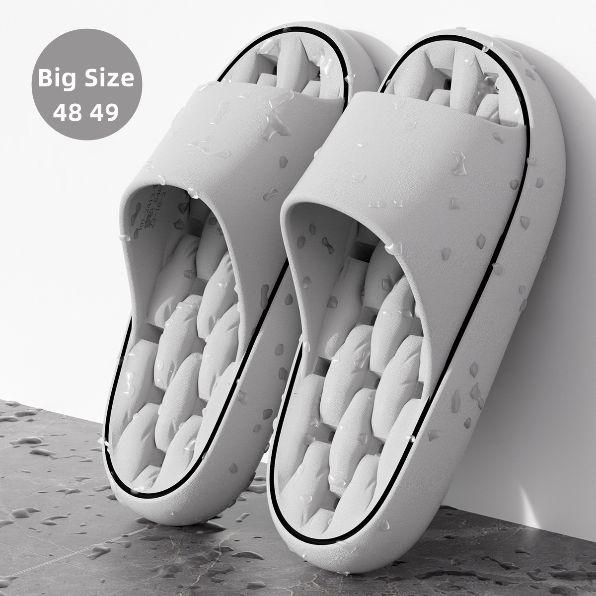 Big Size 48 49 Bathroom Slippe - Men'S Shoes For Summer のレビューと価格