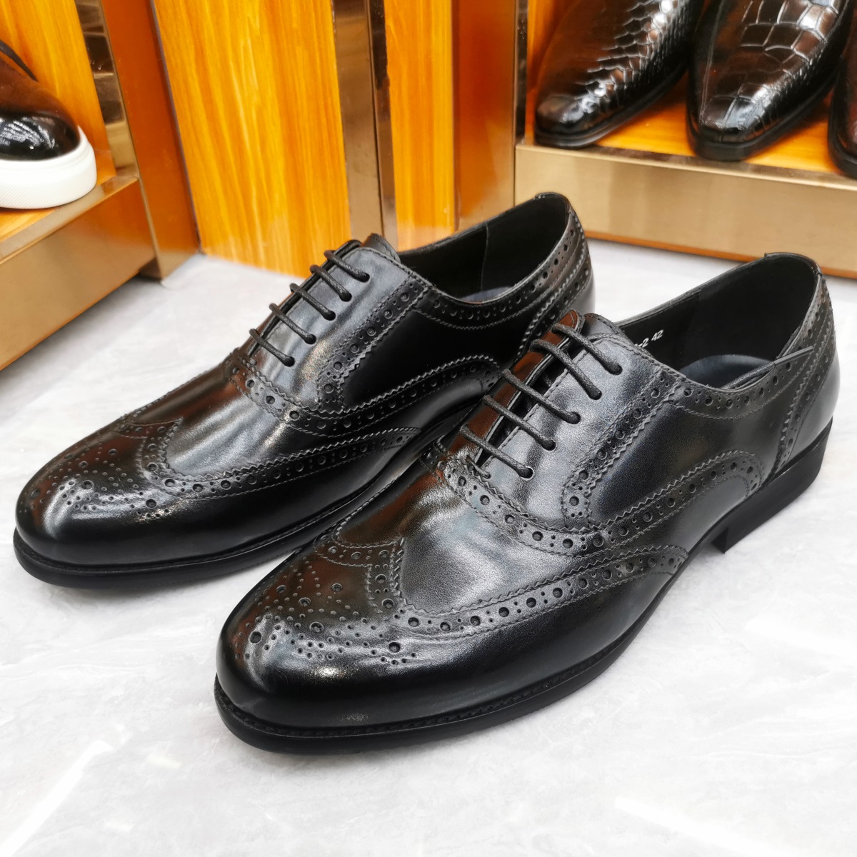 Luxury Men's Dress Shoes Genui - Monk Strap Shoe のレビューと価格