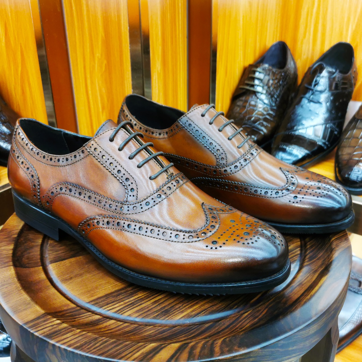 Luxury Men's Dress Shoes Genui - Monk Strap Shoe のレビューと価格