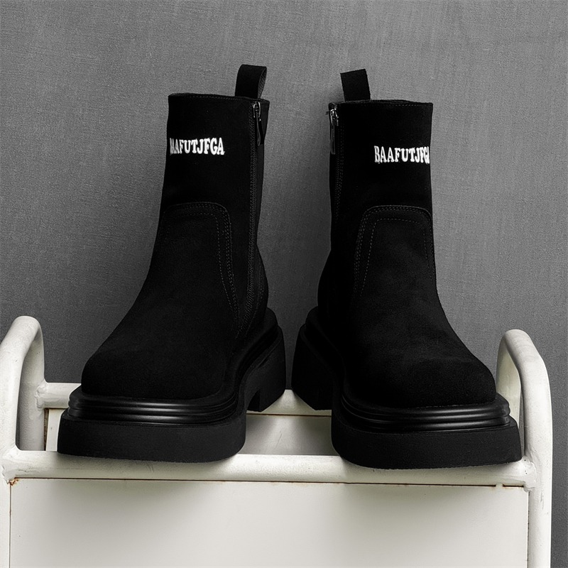 Winter Europe America Retro Th - Men'S Shoes Increase Height のレビューと価格