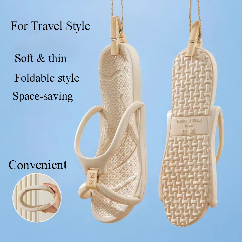 Foldable Travel Slippers Unise - Men'S Shoes Slip On のレビューと価格
