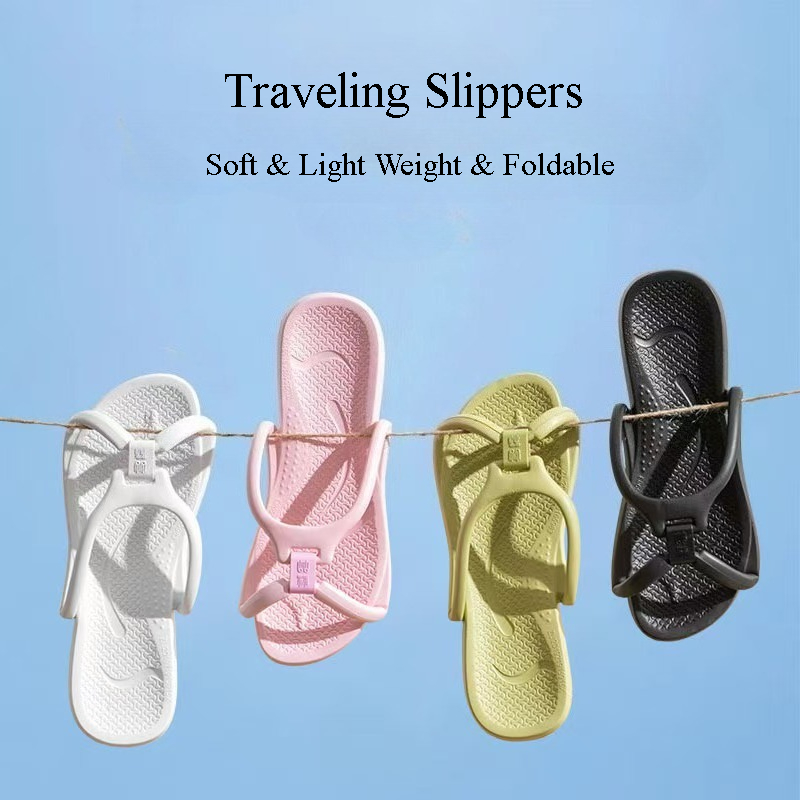 Foldable Travel Slippers Unise - Men'S Shoes Slip On のレビューと価格