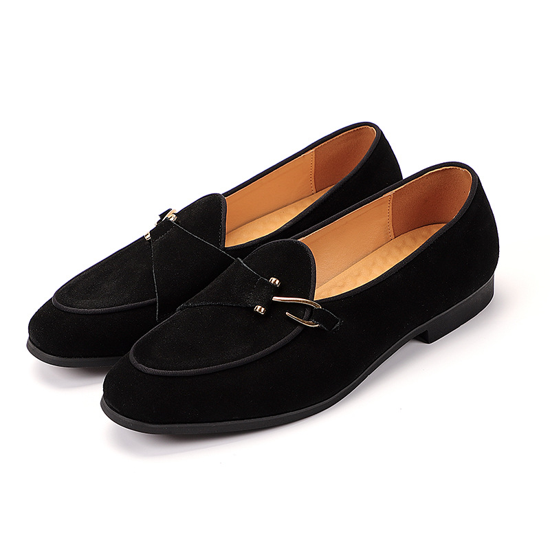 New Mens Trendy Pointed Suede  - Monk Strap Shoe のレビューと価格