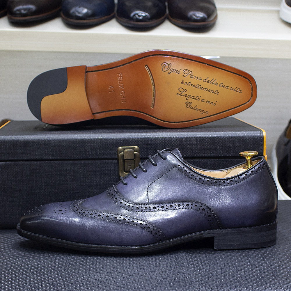 Size 7-12 Handmade Men's Wingt - Monk Strap Shoe のレビューと価格