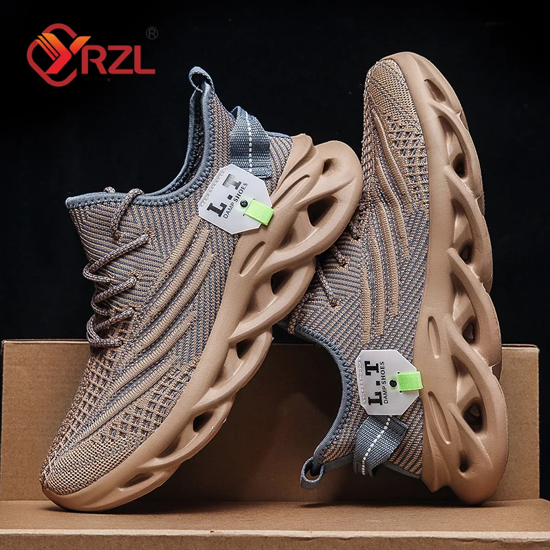 YRZL Men Sports Running Black  - Men Shoes Size 46 のレビューと価格