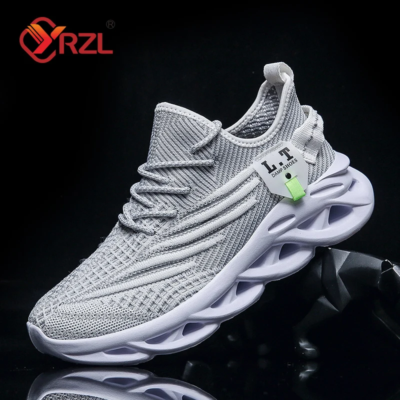 YRZL Men Sports Running Black  - Men Shoes Size 46 のレビューと価格