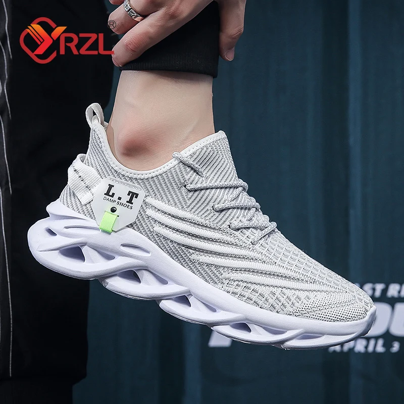YRZL Men Sports Running Black  - Men Shoes Size 46 のレビューと価格