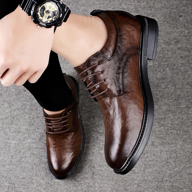 Leather Casual Elevator Shoes  - Men'S Shoes Increase Height のレビューと価格