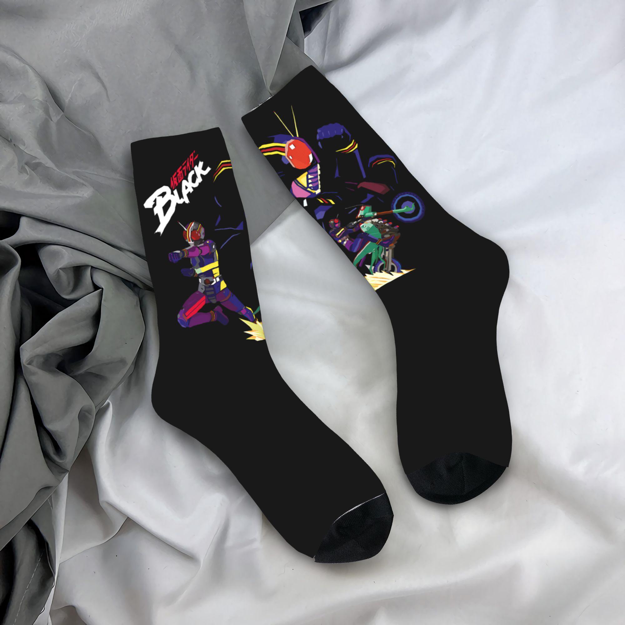 Kamen Rider Black  Middle Sock - Men'S Shoes For Crews のレビューと価格