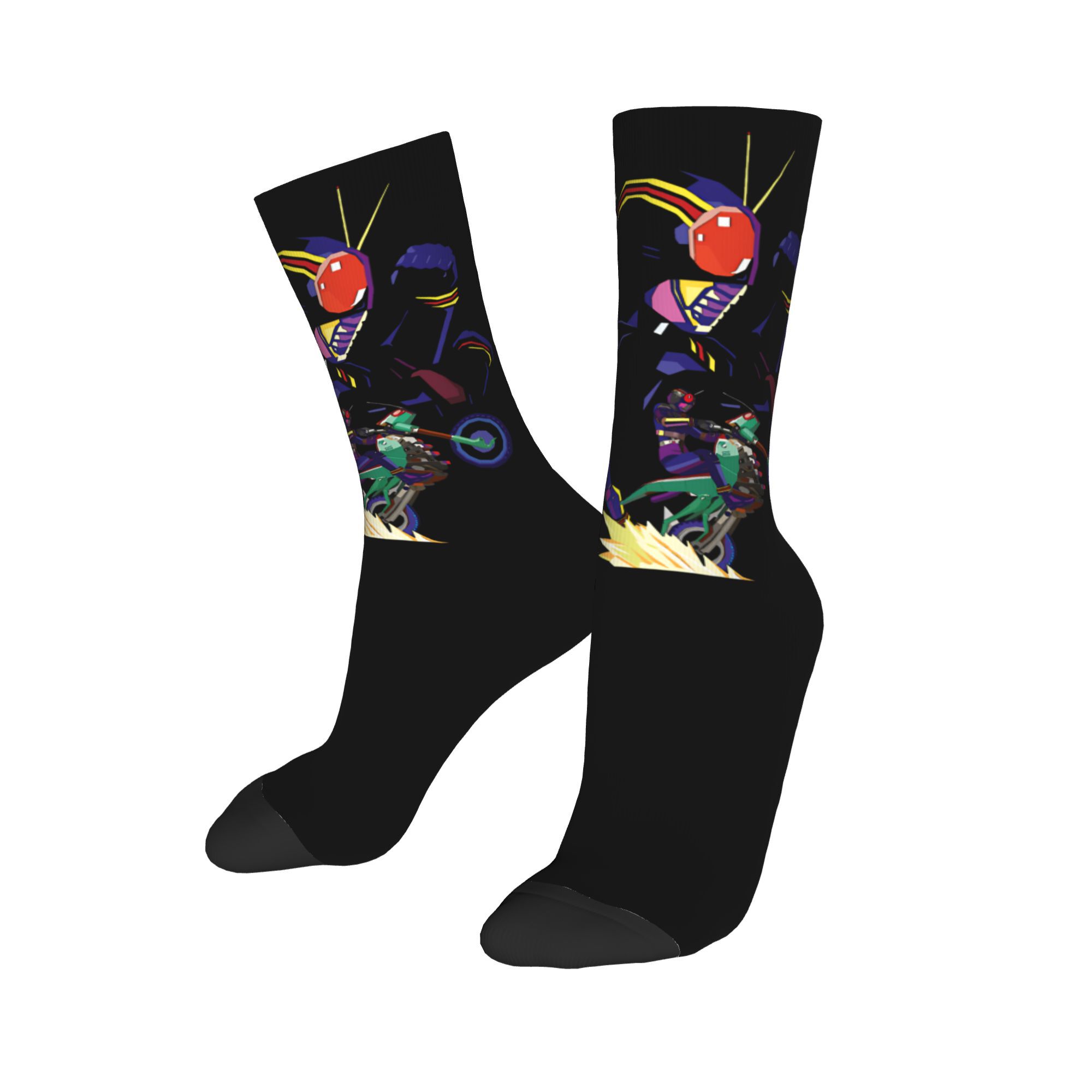 Kamen Rider Black  Middle Sock - Men'S Shoes For Crews のレビューと価格